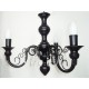 Lustre preto para quarto